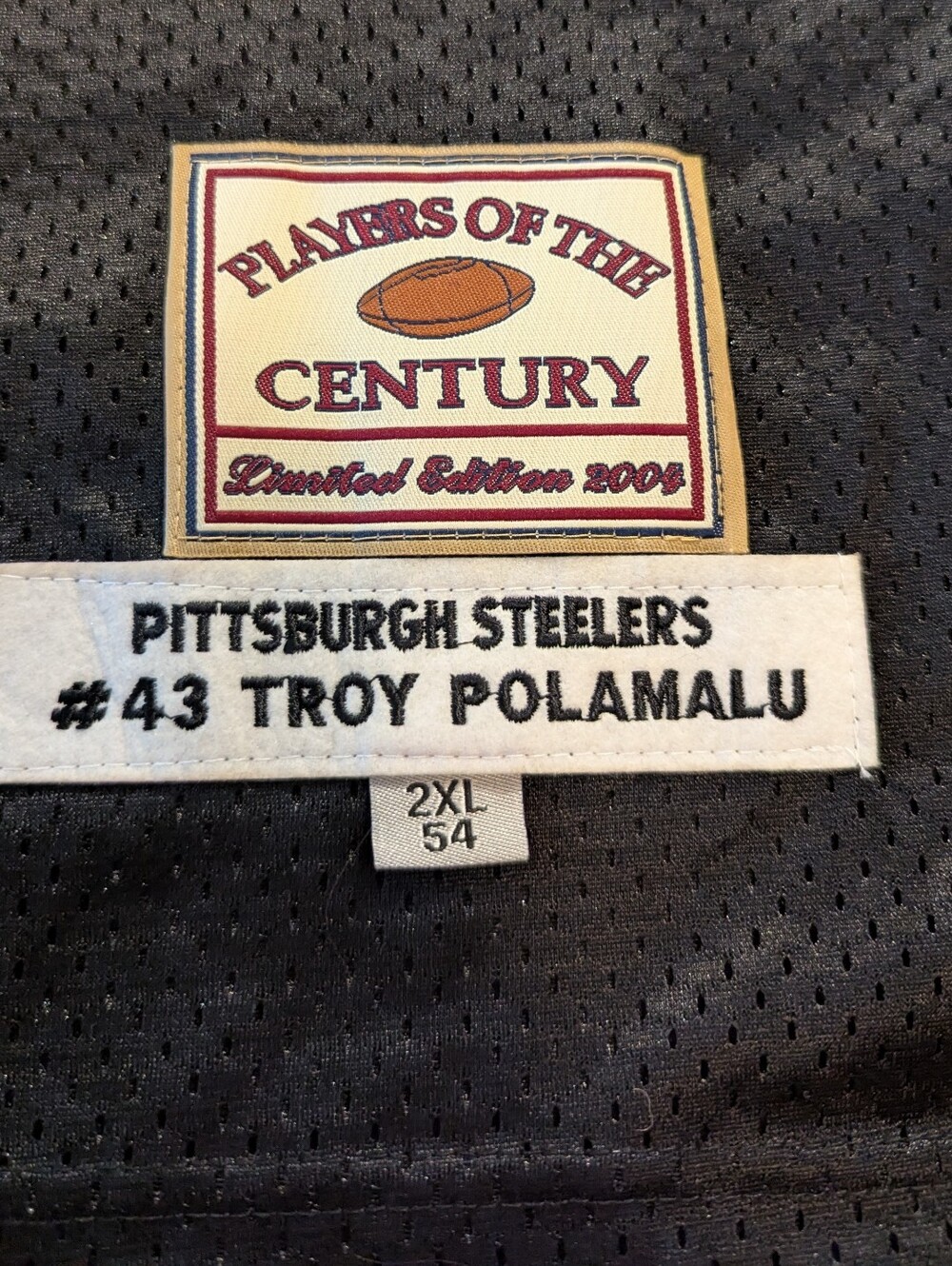 Polamalu Players of the Century NFL Pittsburgh Steelers Jersey #43 Size 2XL 54 - Picture 2 of 9